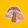 Mushroom Vinyl Sticker - Shiitake Happens