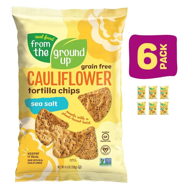 REAL FOOD FROM THE GROUND UP Cauliflower Tortilla Chips -