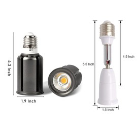 12W LED Spotlight Bulb Daylight White 6000K, Extra Long Adjustable Vertical 180° Horizontal 360°, Local Light Source, Recessed Ceiling Lights
