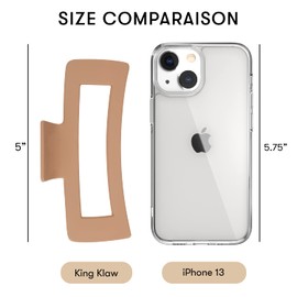 FRAMAR Big Claw Clips For Thick Hair – Extra Large Claw Clip For Thick Hair, Large Hair Claw Clips For Thick Hair, Hair Clips For Women, Hair Accessories For Women, Pince a Cheveux - 4 Pack Neutral