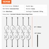 VEVOR Staircase Metal Balusters, 44'' x 1/2" Galvanized Steel Decorative