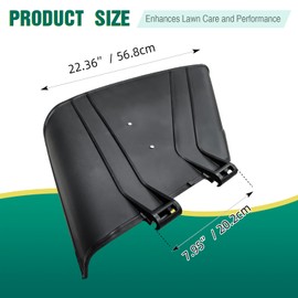 sanbaiyi 42-Inch Riding Mower Deflector 137-7046 Compatible with Toro Exmark TimeCutter Models 75742, 75748, 74665,74667, 74677, 74705 74706 74711 74726 74726TA SS4200 SS4225