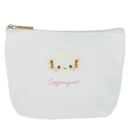 Marushin 3825012200 Sanrio Kogimyun Mokomoko Gimyun Makeup, Cosmetics, Accessory Case, Mother's Day, Birthday, Present, Gift, 100% Cotton