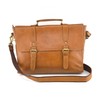 Stylish Buff Leather Messenger Bag - Leather Laptop bag
