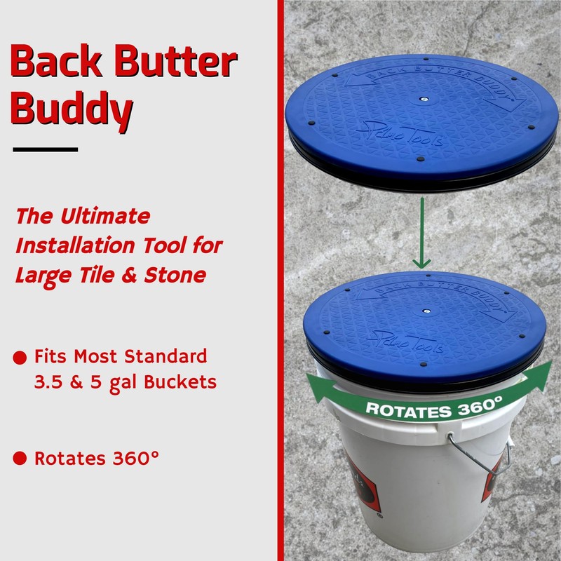 Back Butter Buddy Tile Tool, Easily Stack, Spin and Back-Butter