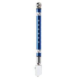 Glass Cutter Portable Handheld Wheel Type Glass Cutter with Non-Slip Handle for 3~15mm Glass Cutting for Cutting Glass, and Minerals in The Range of 3~15mm(Blue)