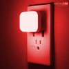 myCozyLite Dual Light Night Light Plug in, Red and Blue
