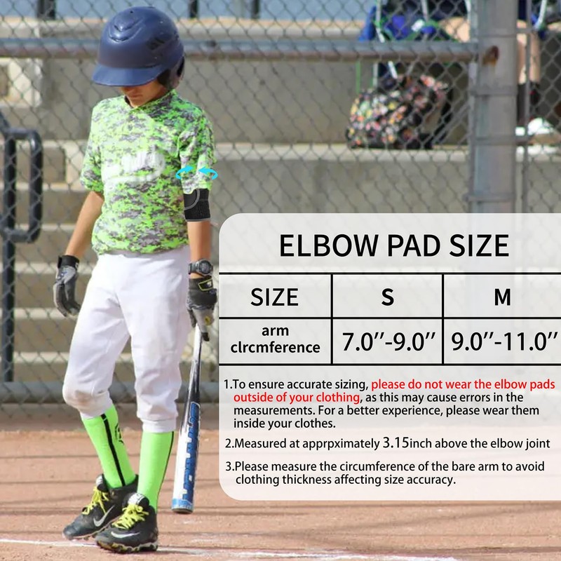 Codera para niños, protector de codo deportivo ajustable, transpirable, con
