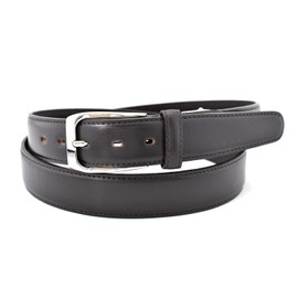 Prairie Ginza NB17910 Men's Cow Leather Business Belt, dark brown
