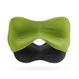 Marie Ernst Eye Mask Sleep Accessories, Comfortable Soft Travel Blindfold for Men and Women That Delivers A Tranquil Fully Restful Better Nights Sleep, Large, Green