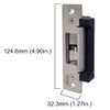 Visionis FPC-5573 1 Door Access Control 770lbs Electric Strike Fail