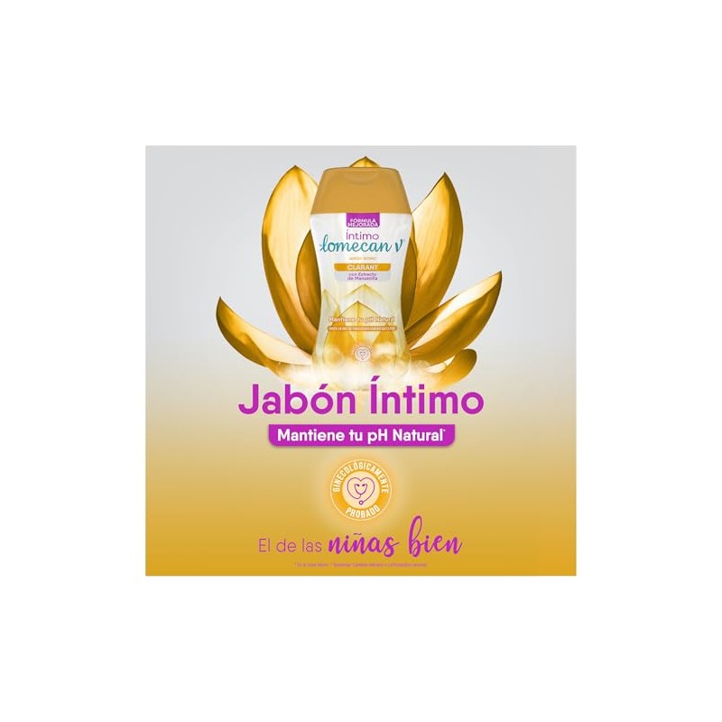 LOMECAN V - Shampoo Íntimo Aclarante. Con activos aclarantes, extracto