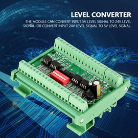 24V To 5V Optocoupler Level Changer logic level converter NPN Pnp Wandler, 5V 24V Logic Level Converter, 1pc 8-Channel NPN/PNP To NPN 5V/24V SquareWave Przemysł i nauka