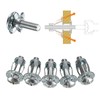 OwnMy 15PCS M6 x 25 Hollow Door Anchors and Screws