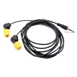 Rugged Radios Sportsman Foam Mono Ear Buds for Race Receiver Racing Radios Electronics Communications with 3.5mm Male Ear Bud Jack