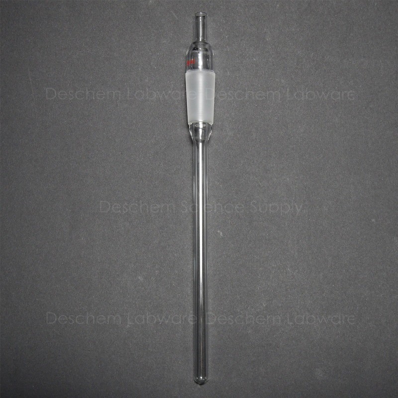 Deschem 200mm,24/40,Glass Thermometer Adapter,Lab Thermometry Tube,with Narrow Mouth