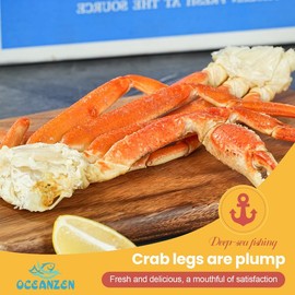 OCEANZEN:Premium Quality, Large Alaska Snow Crab Legs (3 Pound)