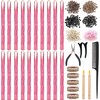 Professional Pink Hair Tinsel Kit, Fairy Hair Tinsel Extensions