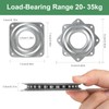 Square Turntable 360 Degree Lazy Susan Ball Bearing Swivel Plate