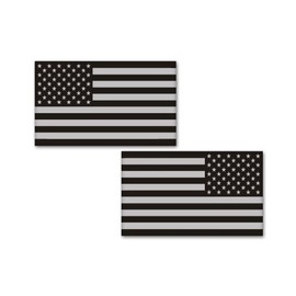 American Subdued Flags Tactical Military 12" Pair Car Sticker Decal Large 10"x6" Each Flag