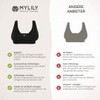 MYLILY Nursing Bra with Reusable and Washable Nursing Pads, Breastfeeding