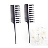 Mikinona Hair Dye Comb Hair Cutting Comb Professional Portable Straight