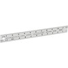 Mayes Hard Aluminum Ruler, 12 x 1-1/4 Inches