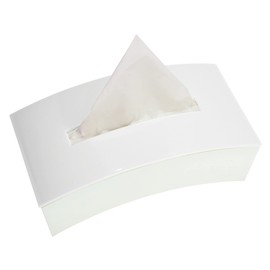 イセトウ(Isetou) 伊勢藤 ティッシュケースBOW ホワイト