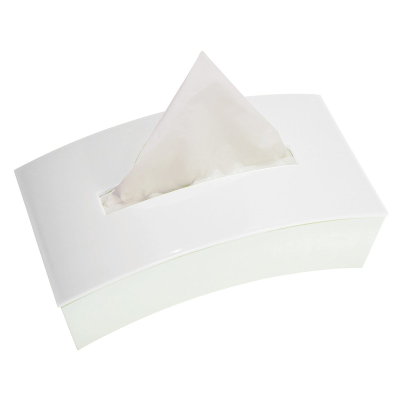 イセトウ(Isetou) 伊勢藤 ティッシュケースBOW ホワイト