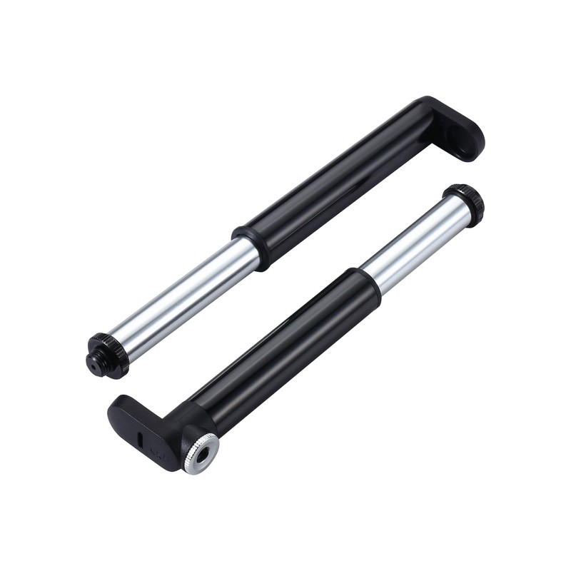 BBB Cycling DoubleShot Mini Bicycle Pump I 120 mm Foldable
