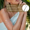 Vegolita 6Pcs Upper Arm Cuff Bracelet for Women Boho Coil
