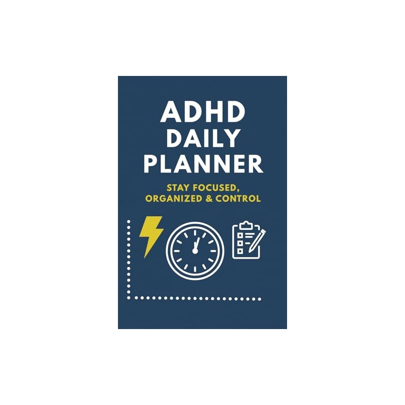 ADHD Daily Planner 40 Days – Stay Focused, Organized &