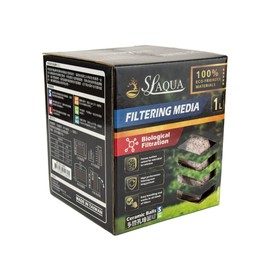 SL Aqua Ceramic Balls Bio Aquarium Filter Media for fish shrimp Tank Pond Sump Biological (1 liter)