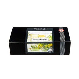 Schrader Swiss Herbal Tea with Orange/Mint Flavour, 25 Pyramid Infusion Bags, 75 g