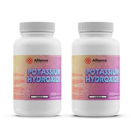Potassium Hydroxide Flakes - KOH - 4 lbs. - 2 Canister Pack - Caustic Potash Anhydrous