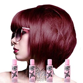 Renbow Crazy Colour 4 x Semi-Permanent Hair Colour Creams, 100ml