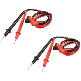 LDEXIN 2PCS Replacement Test Lead, Soft Silicone Electrician Test Leads CAT III 1000V & CAT IV 600V, 31"/ 79cm length