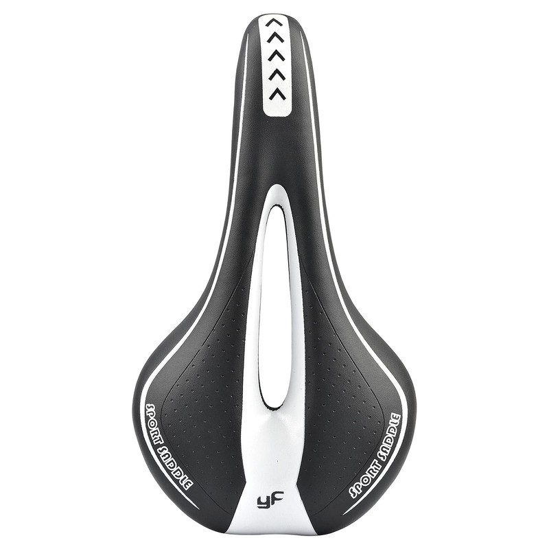 Ruifu Bicycle Saddle, No Buttock Pain, Cushion, Thick, Memory Foam,