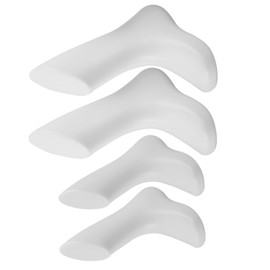 STOBAZA 4pcs Foot Mannequin Display Models Lightweight Plastic Sock Support for Store Use Realistic Hollow Design for Accurate Measurements and Crafting Projects for Shoe Display and