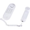 Domary Portable Corded Telephone Phone Pause/Redial/Flash Wall Mountable Base Handset