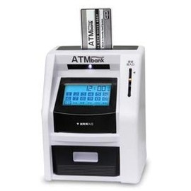 KTAT-003B Touch Panel ATM Bank, Black Lyson Savings Bank KTAT-003
