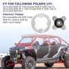 RALBDX Front/Rear Wheel Hub Bearing Studs Brake Rotor Compatible With