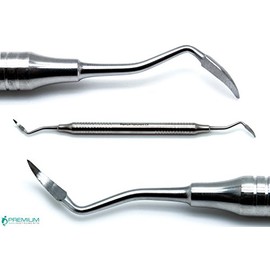 Dental Crane Kaplan Scaler Grafting Curved Blade Double Ended Surgical Implant Instruments