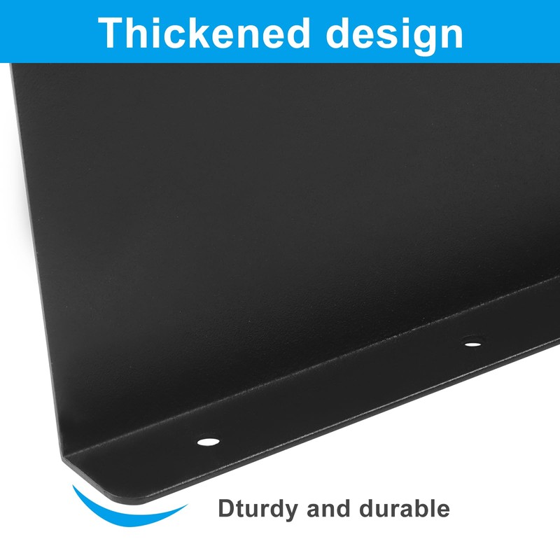 LifCratms 2 Pcs Black Rain Gutter Valley Splash Guards, Roof