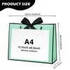 Yieseang Gift Bags for Presents,Luxury Green Present Bags Ribbon Bow