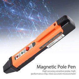 Magnetic Pole Pen 862M ± 5mT (50Gs) Highly Sensitive Pen Holder Design & Tool Box N/S Test Gauss Meter - N/S Detection Pen