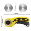 WORKLION 45mm Rotary Cutter Set: Ergonomic Rotary Cutter with Safety