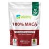 Wellthy Superfoods 100% Maca 100 Cápsulas. 710mg c/u. Maca Premium