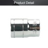 Utoolmart 1/2-Inch Drive 19mm 6-Point Shallow Socket, Metric, Cr-V Chrome-vanadium