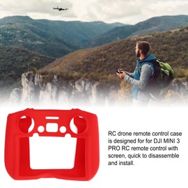 Estuche para Control Remoto de Drones RC, Estuche Protector a Prueba de Polvo para Control Remoto Fácil de Instalar Silicona Suave Antiarañazos Resistente a Impactos para Mini 3